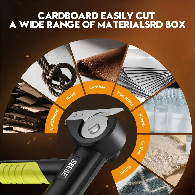 PowerCut™ Cordless Electric Scissors & Heavy-Duty Box Cutter