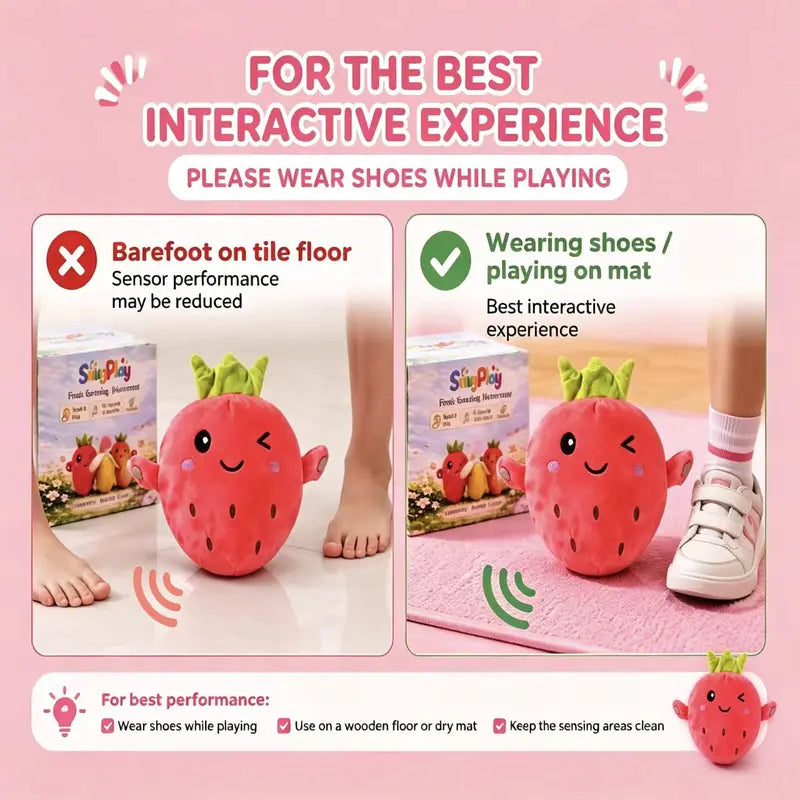 Musical & Sensory Fruit Plush Set with Sound FX