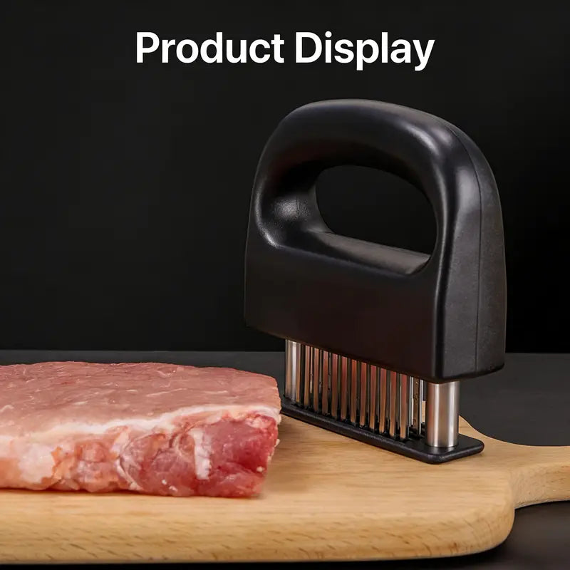 48-Blade Ultra Sharp Meat Tenderizer Tool for Juicier Steak & Faster Marinade | Buy 1 Get 1 Free