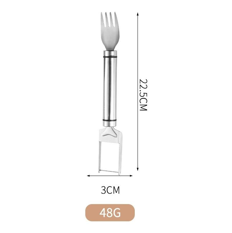 2-in-1 Stainless Steel Watermelon Slicer & Fork Tool | Buy 1 Get 1 Free