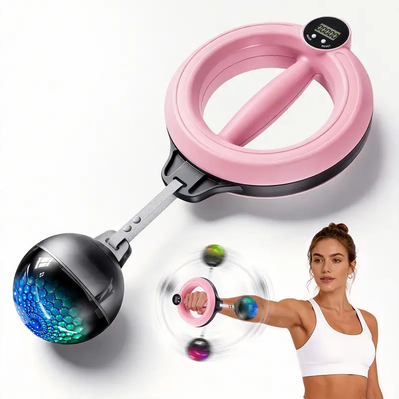 360° Rotating Wrist Trainer - Dynamic Resistance Training For Stronger Grip & Forearms