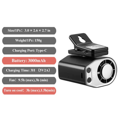 Semiconductor Cooling Car Fan - Extra Cooling Where AC Can't Reach