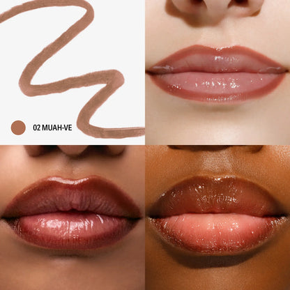 Peel-Off Lip Liner - Long-Lasting Stain Technology For Defined Lips