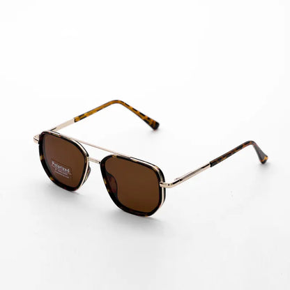 Geometric Double-Beam Sunglasses - Oversized Statement Frame For An Instant Outfit Upgrade