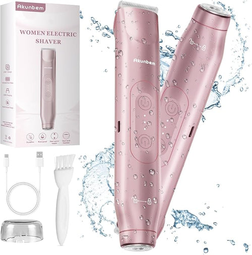 Painless Dual-Head Women Electric Shaver for Flawless Smooth Skin