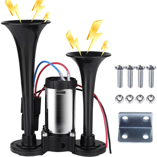 Blast Through Traffic with 150dB Dual Air Horn Power