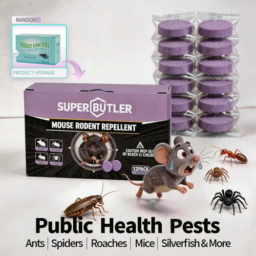 Natural Peppermint Rodent & Pest Repellent Tablets (12-Pack)