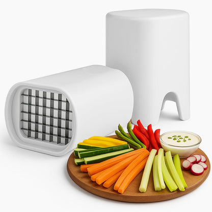 1-Press French Fry & Veggie Chopper for Effortless Kitchen Prep