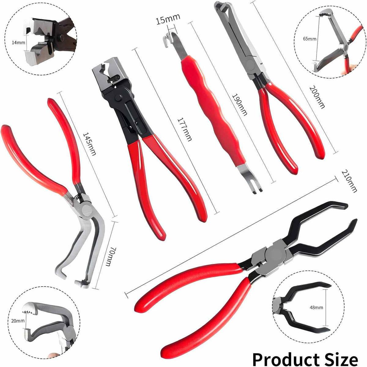 Ultimate 5-in-1 Automotive Electrical Disconnect Pliers Kit