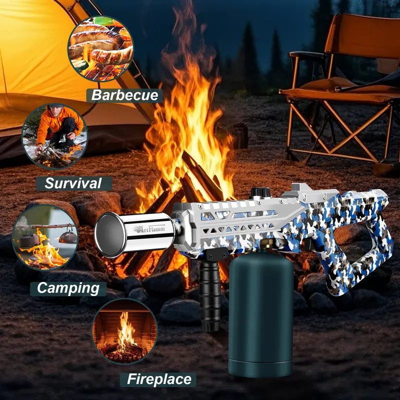 Powerful 800,000 BTU Tactical Propane Flame Gun Torch