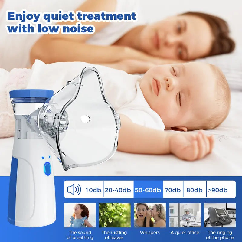 Portable Rechargeable Nebulizer - Mesh Technology For Convenient Everyday Use