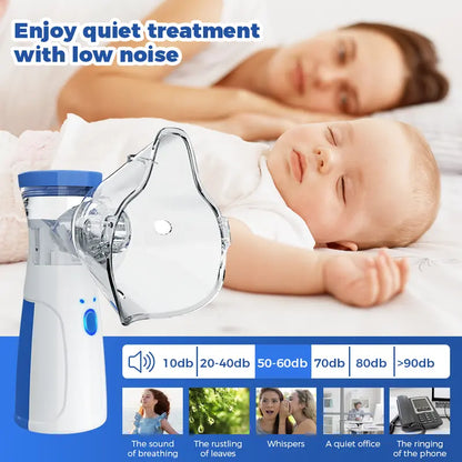 Portable Rechargeable Nebulizer - Mesh Technology For Convenient Everyday Use