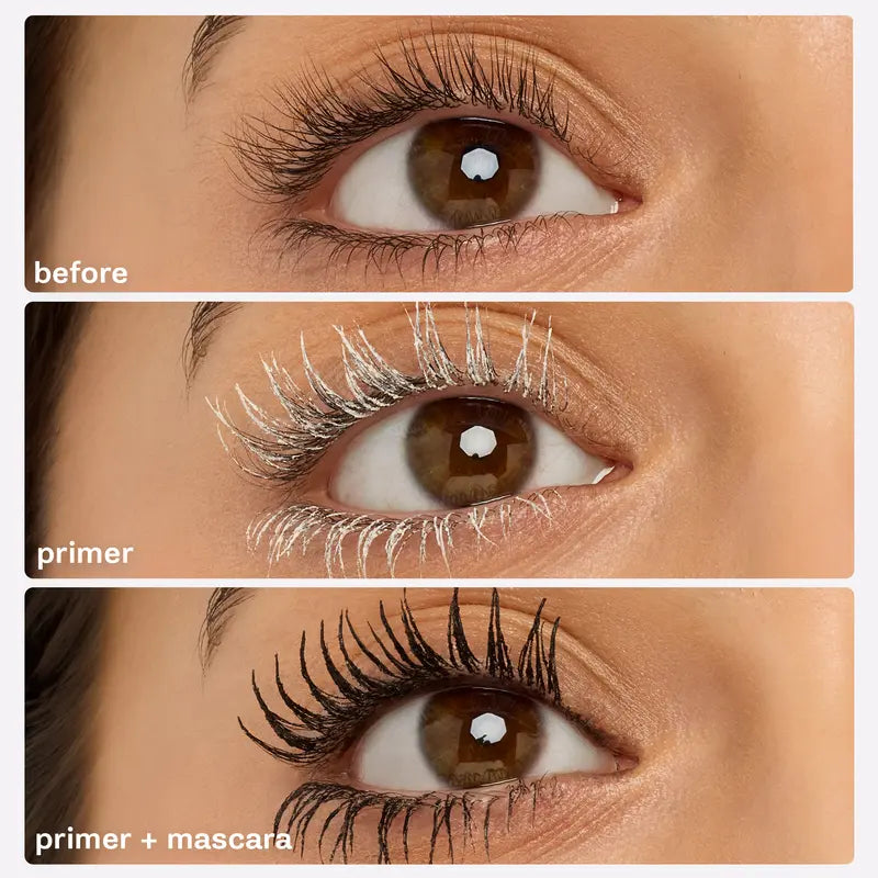 24H Smudge-Proof Tubing Mascara & Primer Duo for Instant Lash Extension
