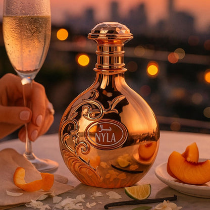 Exotic Arabian Luxury: Seamless Transition From Fresh Exotic Fruits to Rich Warm Sandalwood Elegance