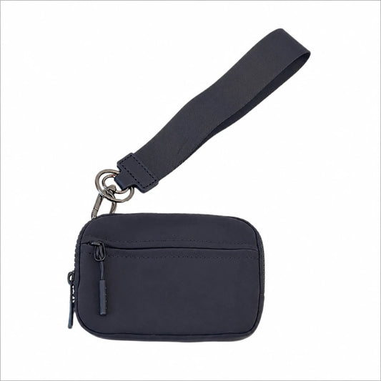 Ultra-Slim Minimalist Metal Wallet with RFID Blocking & Quick Access Pop-Up