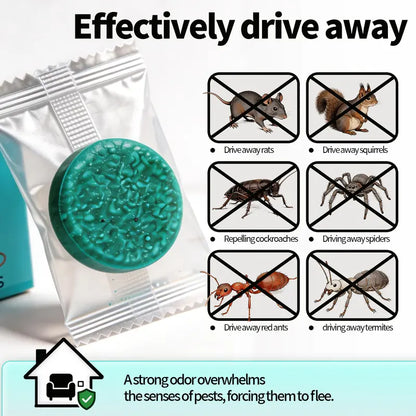 Natural Peppermint Rodent & Pest Repellent Tablets (12-Pack)