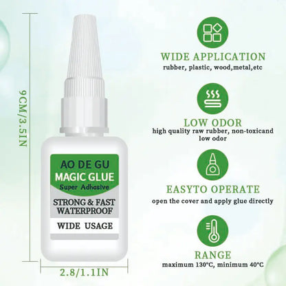 Fast-Setting CA Glue - Instant Strong Bond For Everyday Repairs