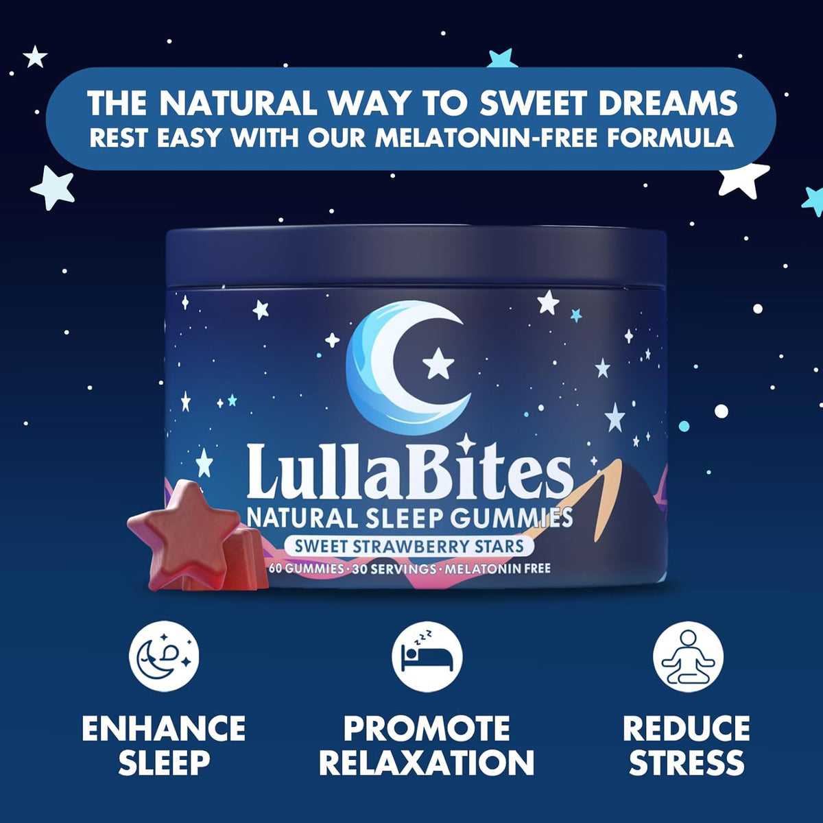 Wake Up Refreshed: Natural, Melatonin-Free Sleep Gummies