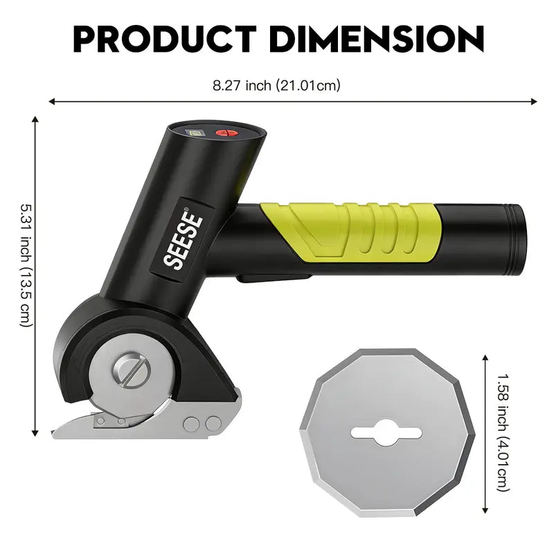 PowerCut™ Cordless Electric Scissors & Heavy-Duty Box Cutter