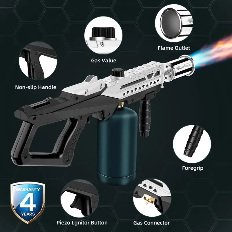 Powerful 800,000 BTU Tactical Propane Flame Gun Torch