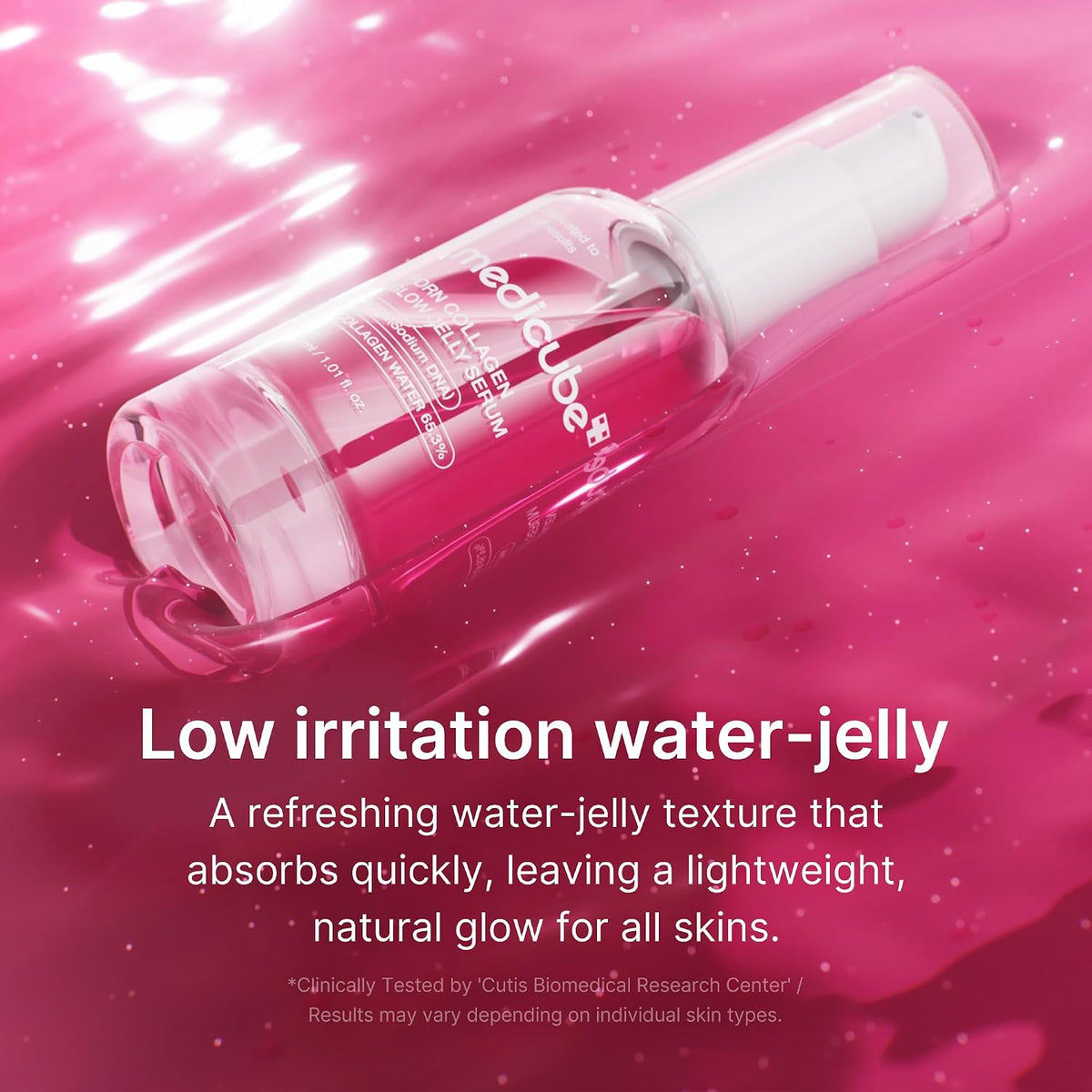 PDRN Pink Jelly Serum - Water-Jelly Formula For Glass Skin Glow