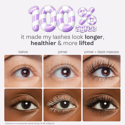 24H Smudge-Proof Tubing Mascara & Primer Duo for Instant Lash Extension
