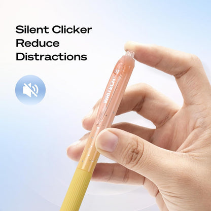 Ultra-Silent Retractable Gel Pens (0.7mm) – Smooth Quick-Dry Black Ink