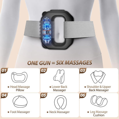 Sitting All Day? Enjoy Hands-Free Waist & Back Comfort Anytime, Anywhere