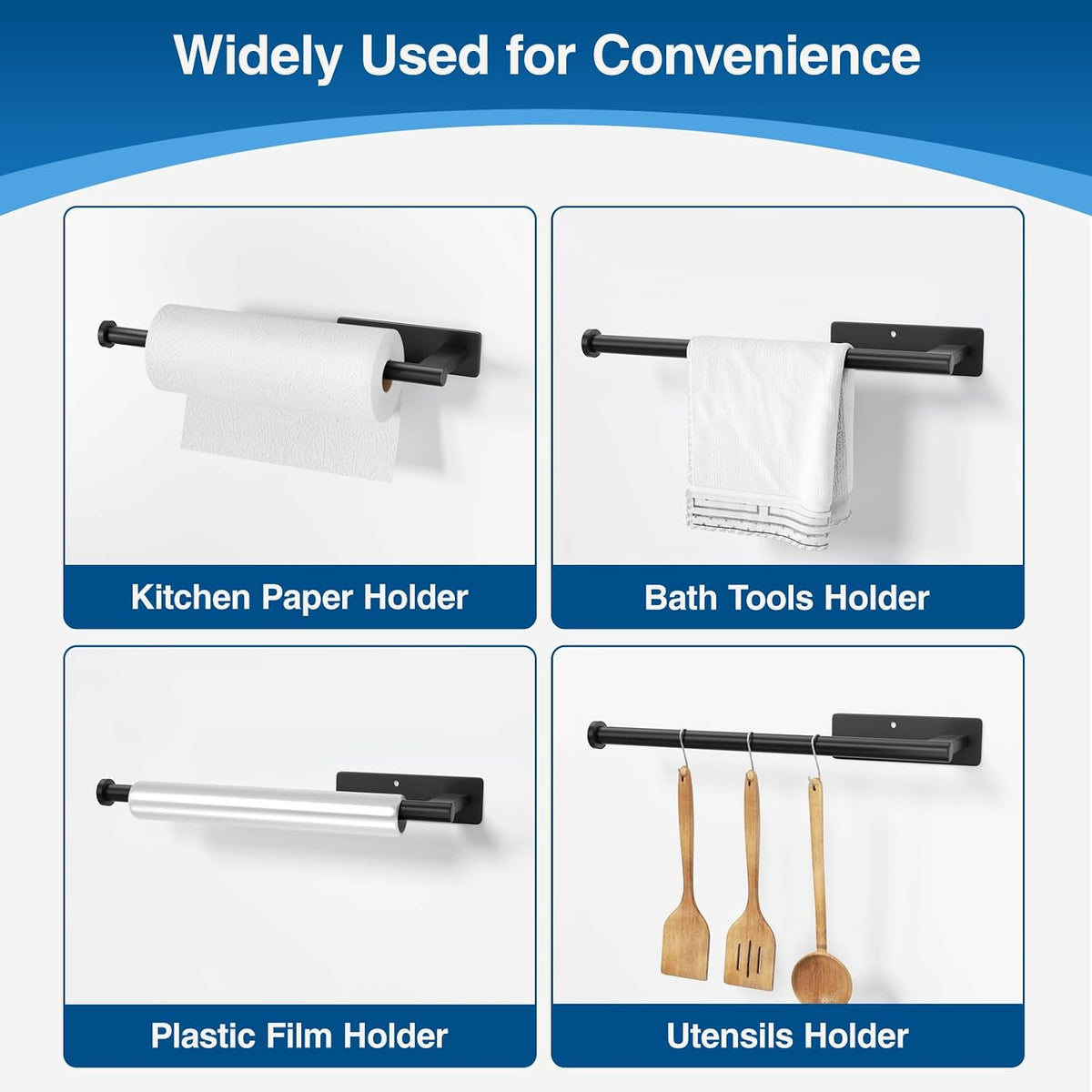 Under Cabinet Paper Towel Holder - Space-Saving Mount Design For A Cleaner, More Organiz | Buy 1 Get 1 Freeed Kitchen
