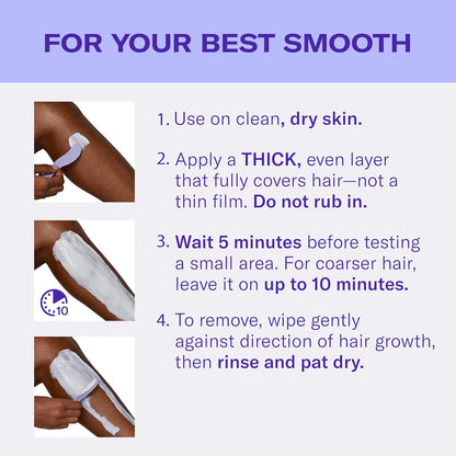 Body Hair Removal Cream - Gentle Dissolving Formula For Smooth Skin Results