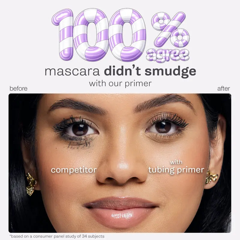 24H Smudge-Proof Tubing Mascara & Primer Duo for Instant Lash Extension