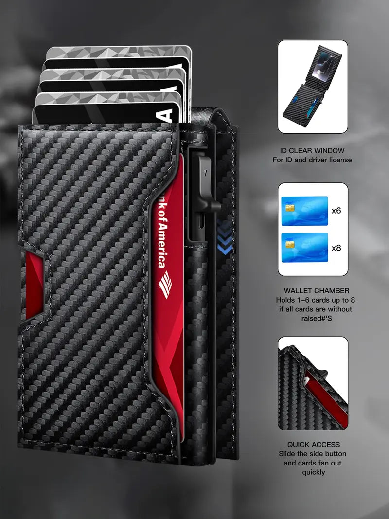 Men's Minimalist RFID Trifold Wallet