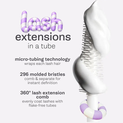 24H Smudge-Proof Tubing Mascara & Primer Duo for Instant Lash Extension