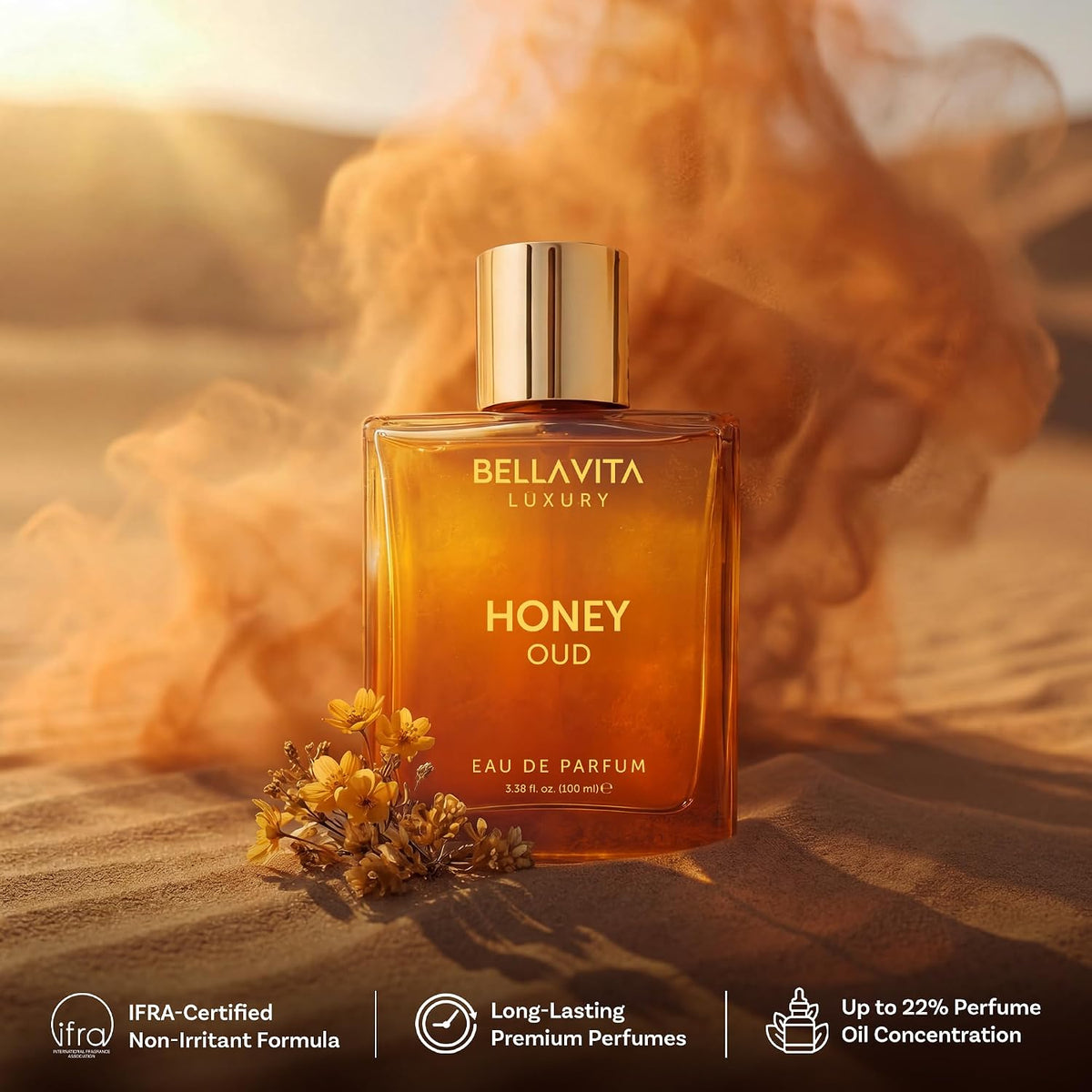 Luxury Perfume - Honey Oud Signature Scent For A Warm & Elegant Presence