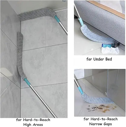 Reach Every Tight Gap: Extendable & Bendable Microfiber Dust Cleaner