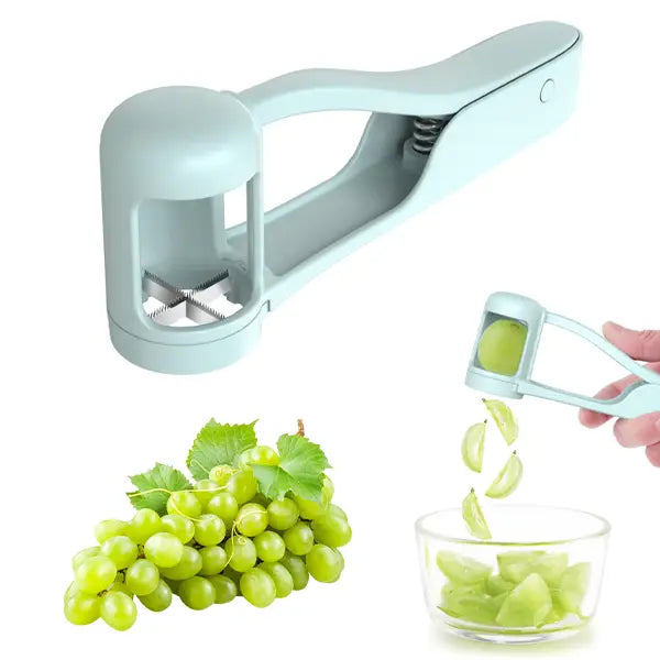 Quick Grape & Cherry Tomato Slicer for Safe Snack Prep | Buy 1 Get 1 Free