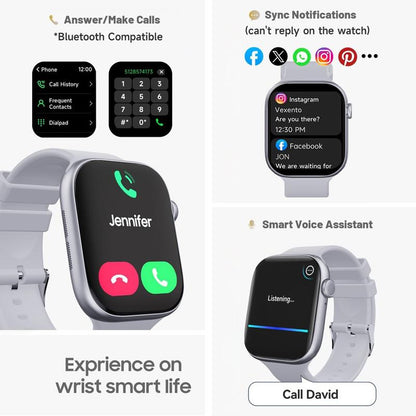 2.04" Fashion Touch Screen Smart Watch