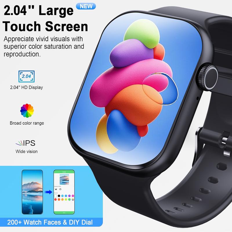 2.04" Fashion Touch Screen Smart Watch