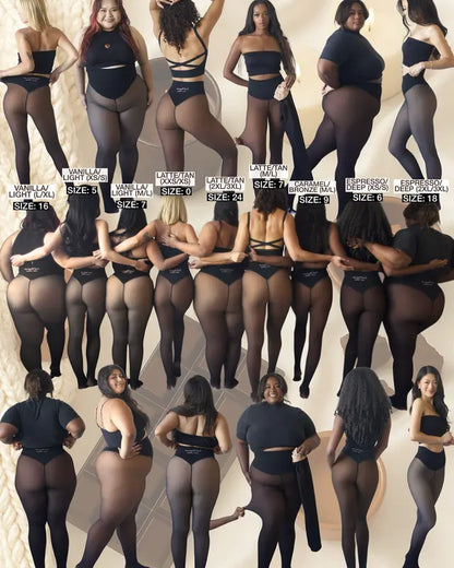 Fleece Lined Tights with Waist-Snatching Compression Band | Buy 1 Get 1 Free