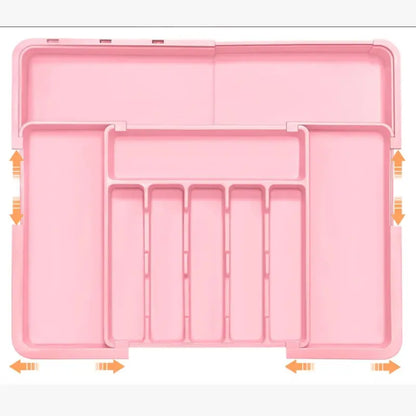 Expandable Kitchen Drawer Organizer for Cutlery & Utensils