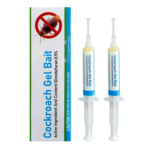 Fast Nest Elimination Cockroach Gel Bait Syringe Set | Buy 1 Get 1 Free