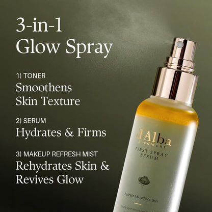 Instant Glass Skin Spray Serum for Deep Hydration & Radiant Glow | 2 Pack per Set