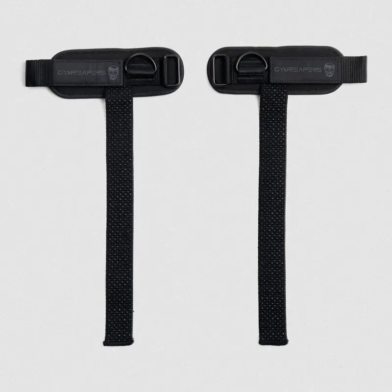 Pro Grip Lifting Straps with Neoprene Wrist Support for Heavy Pulls