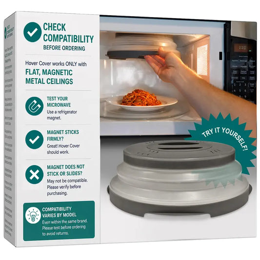 Magnetic Collapsible Microwave Splatter Cover