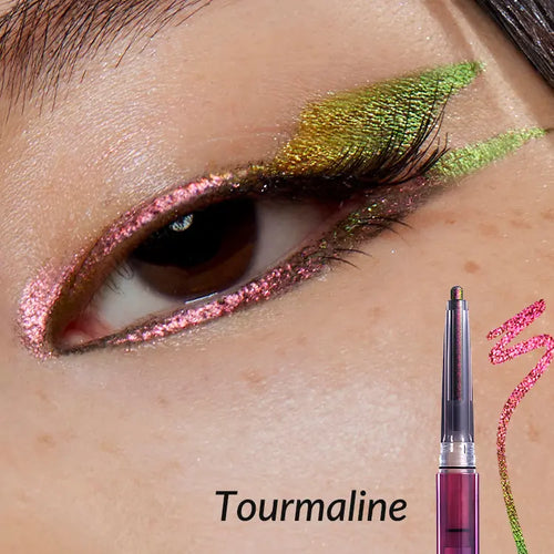 Multichrome Chameleon Gel Eyeliner: Color-Shifting Metallic Makeup
