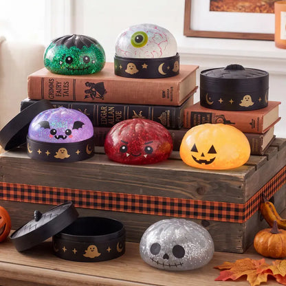 Halloween Glitter Dumpling Squishy Stress Relief Toy
