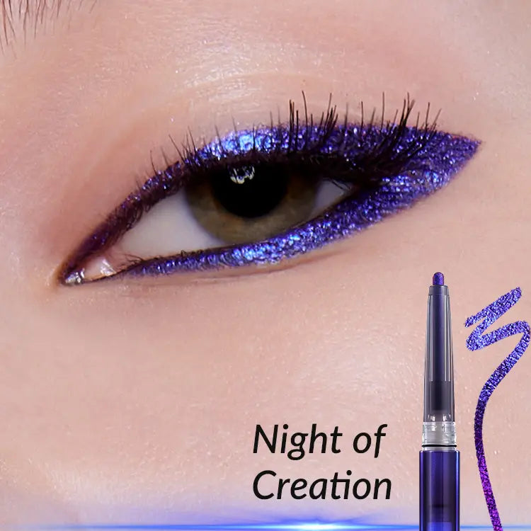Multichrome Chameleon Gel Eyeliner: Color-Shifting Metallic Makeup