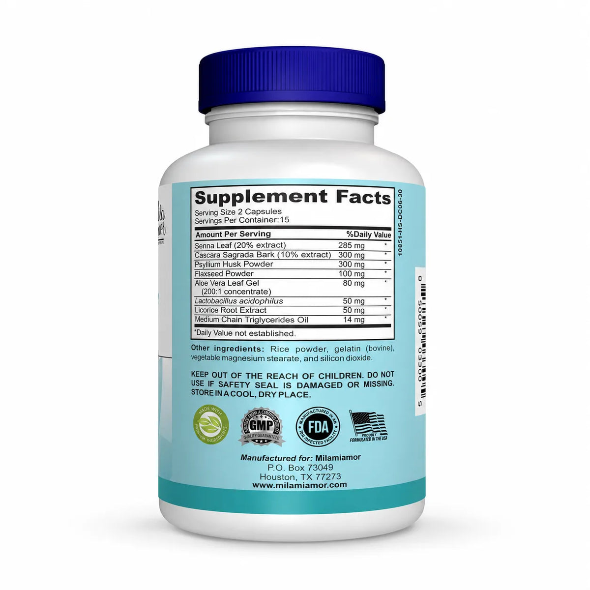 Flush Waste & Relieve Bloating with 15-Day Gut Cleanse Capsules