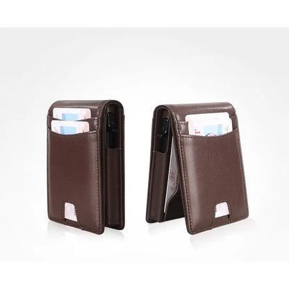 Minimalist Carbon Fiber RFID Pop-Up Wallet