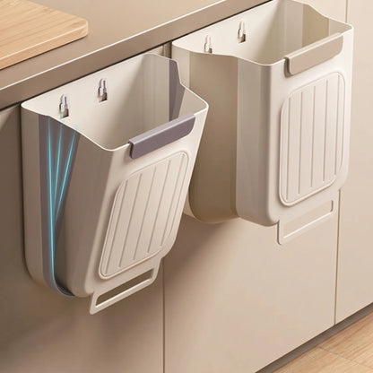 Foldable Hanging Kitchen Trash Can for Cabinet Doors | Buy 1 Get 1 Free